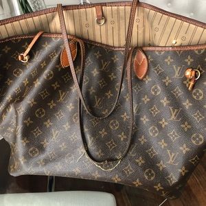 Damaged Authentic Louis Vuitton Neverfull Gm 2009